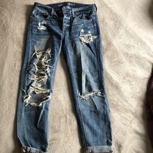 American Eagle High Rise Tom Girl Jean